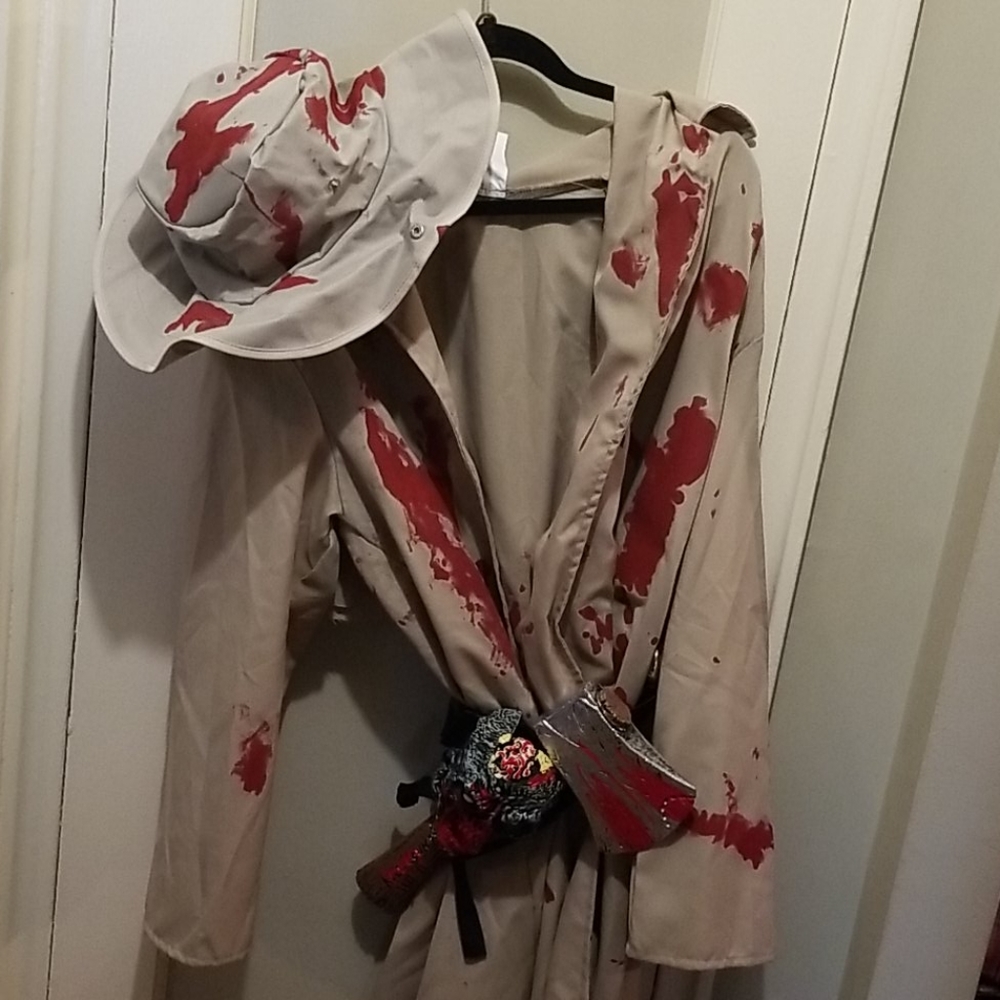 💀🎃Mens ZOMBIE KILLER HALLOWEEN COSTUME